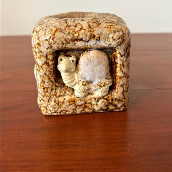 Vintage Ceramic Animal Votive Candle Holder Frog Turtle Bird Rabbit - Picture 3 of 8